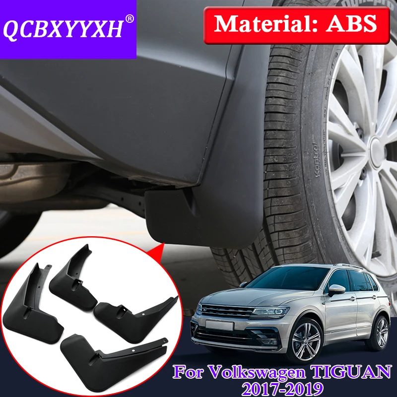 Car Styling Mud Flaps Splash Guard Mudguard Mudflaps Fenders Perfector For Volkswagen TIGUAN 2017 2019 Auto