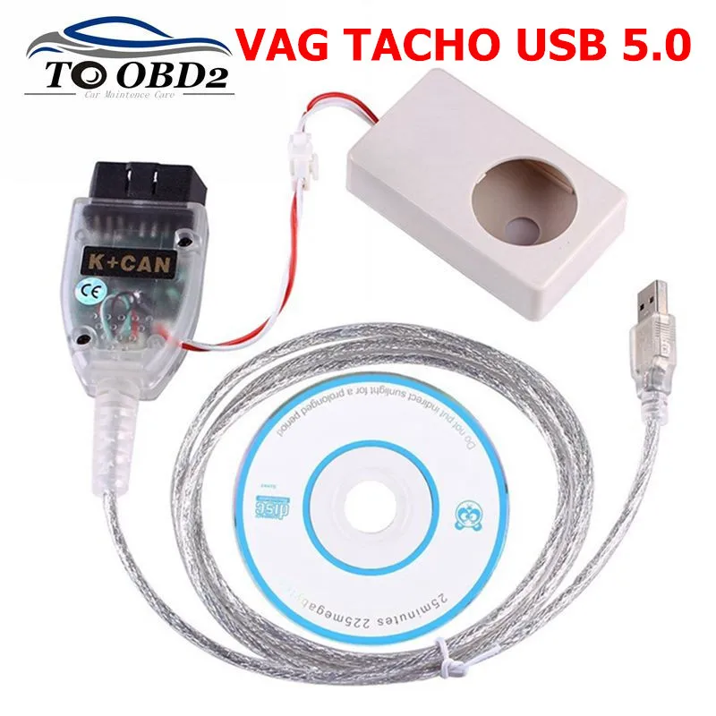 Высокое качество Vagtacho USB версия V 5,0 VAG TACHO V5.0 для NEC MCU 24C32 или 24C64 с FTDI FT232RL чип кабели