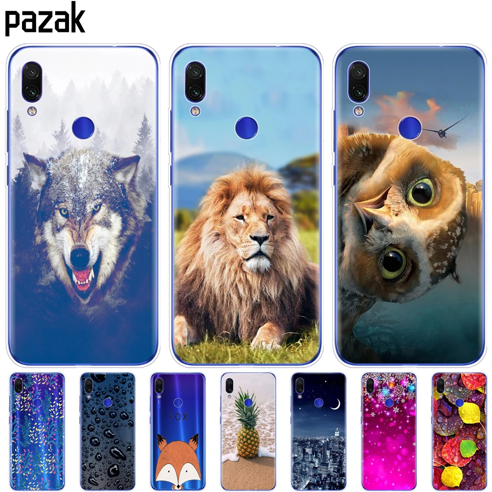 

For Xiaomi Redmi Note 7 Case bumper Silicone Painting Soft TPU For Xiaomi Redmi Note 7 Case 6.3 inch Fundas Redmi Note7 Coque