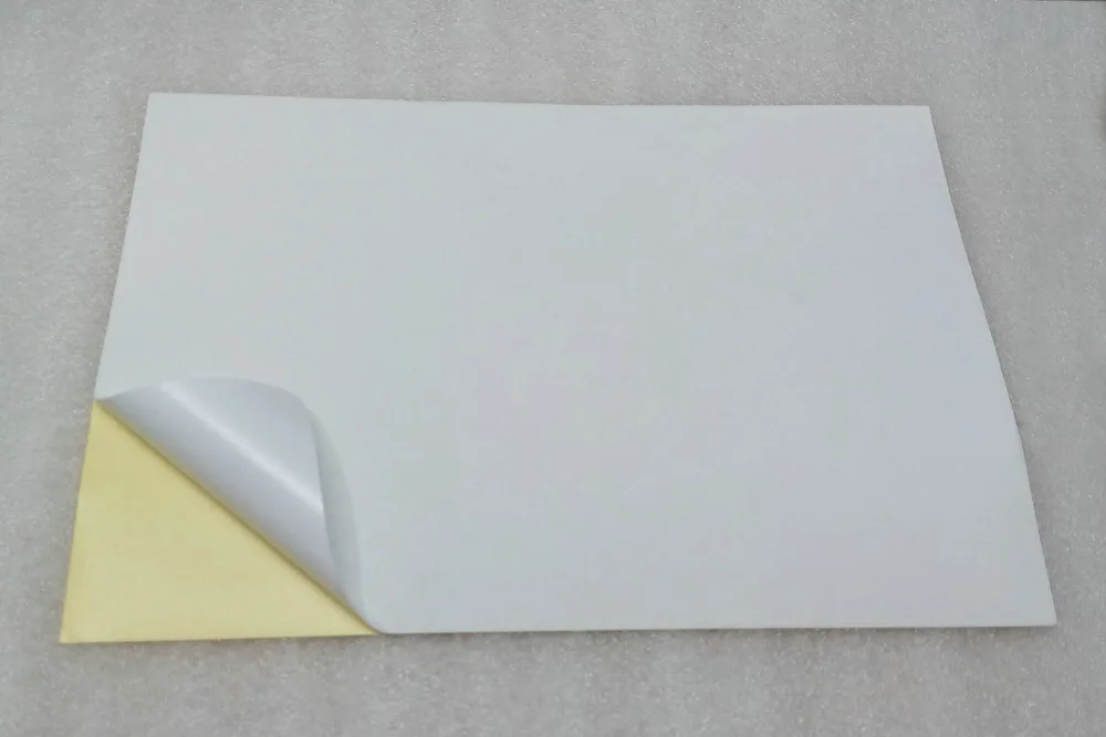 50 Sheets A4 Self-adhesive Sticker Label A4 Label Sticker Matte Surface paper For Inkjet Printer Accept Custom Order