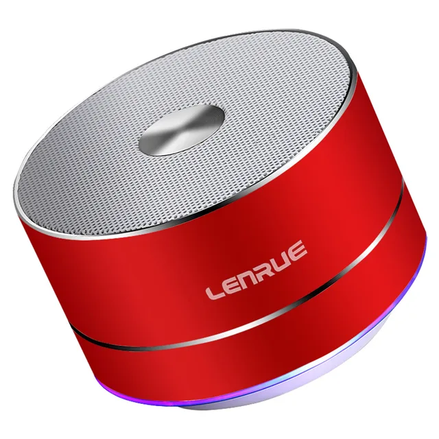 LENRUE Portable Wireless Bluetooth Speaker Stereo Portable Led Speakers