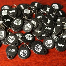 Nfc брелоки Ntag213 метке NFC Брелок черный 50X