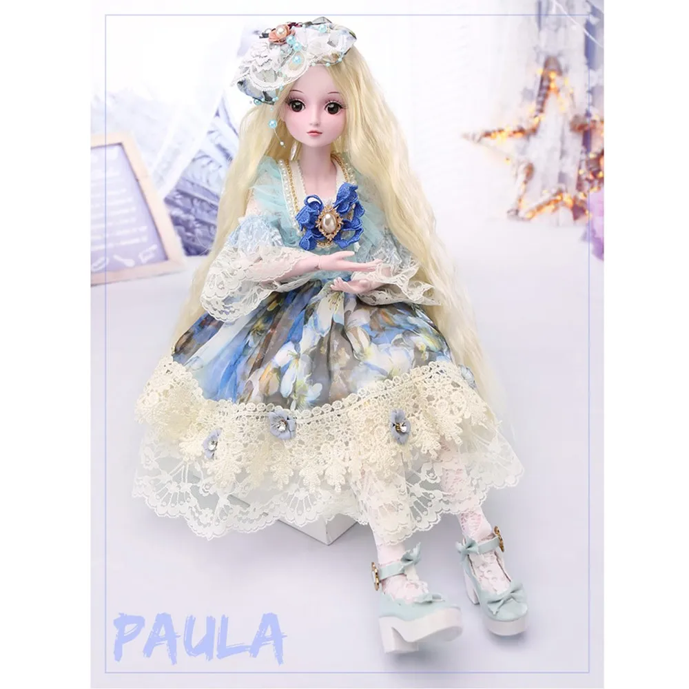 1/3 BJD кукла 60 см/23,6 ''Высота 19 шарнирные куклы(парик+ обувь+ одежда+ волосы+ глаза+ макияж) коллекция игрушек