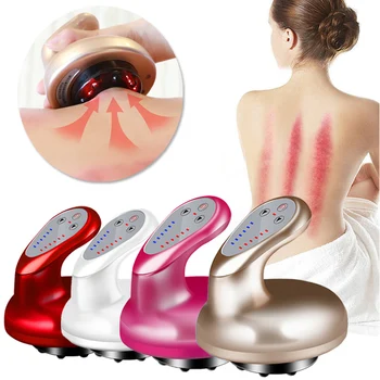 

Scraping Device Body Massager Magnetic Wave Energy Negative Pressure Suction Cup Hot Compress Massage Meridian Physiotherapy