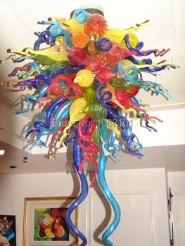 

Free Shipping Colorful Glass Murano Chandelier Modern