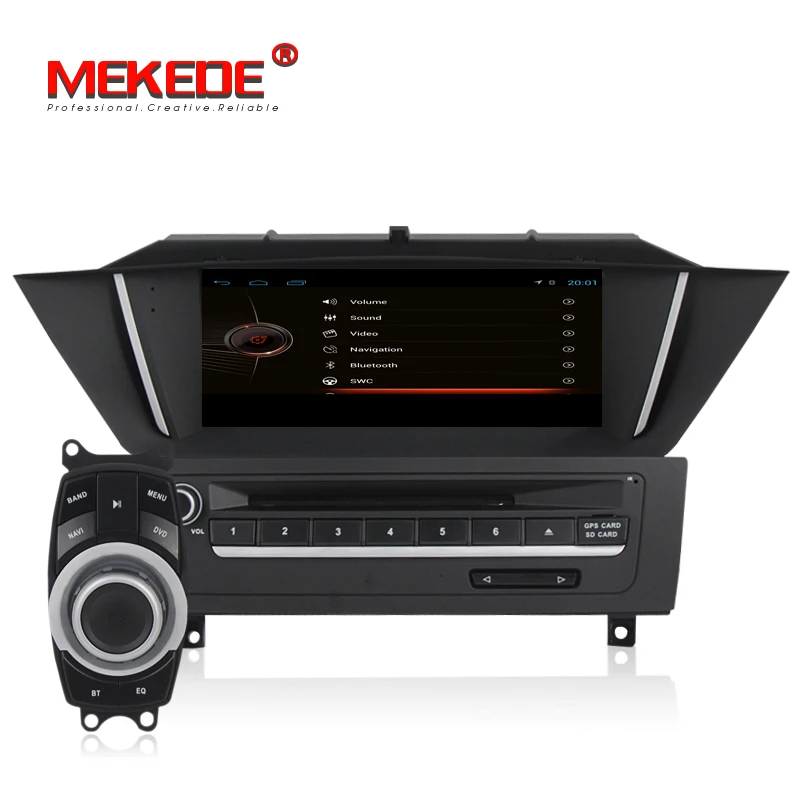 Discount MEKEDE Andriod HD 1024X600 Car DVD For BMW/X1/E84 2009-2014 Canbus Capacitive Screen Radio GPS Navigation BT 1080P USB Map 1