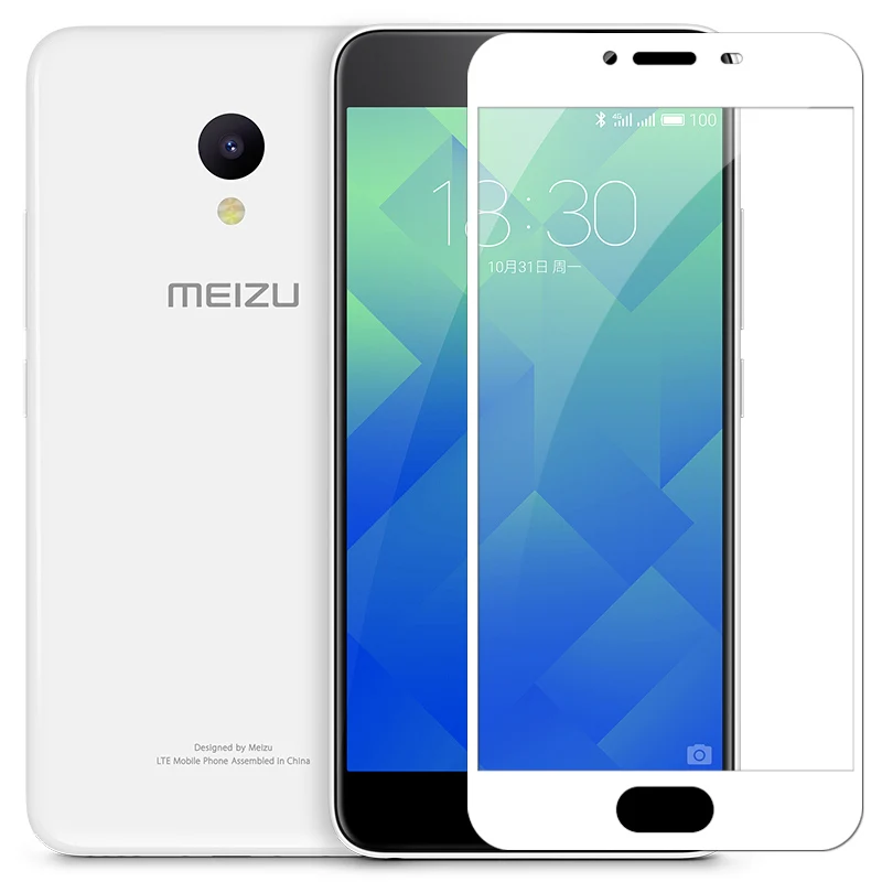 2.5D 9H Премиум Закаленное стекло для Meizu M5C/A5 полное покрытие Защитная пленка M5C|glass