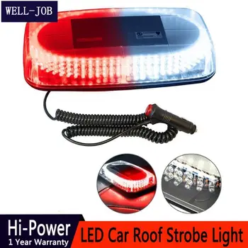

240 LED Amber Yellow Car Roof Flashing Strobe Emergency Light Police Beacons Warning Mini Lighting Lamp C45