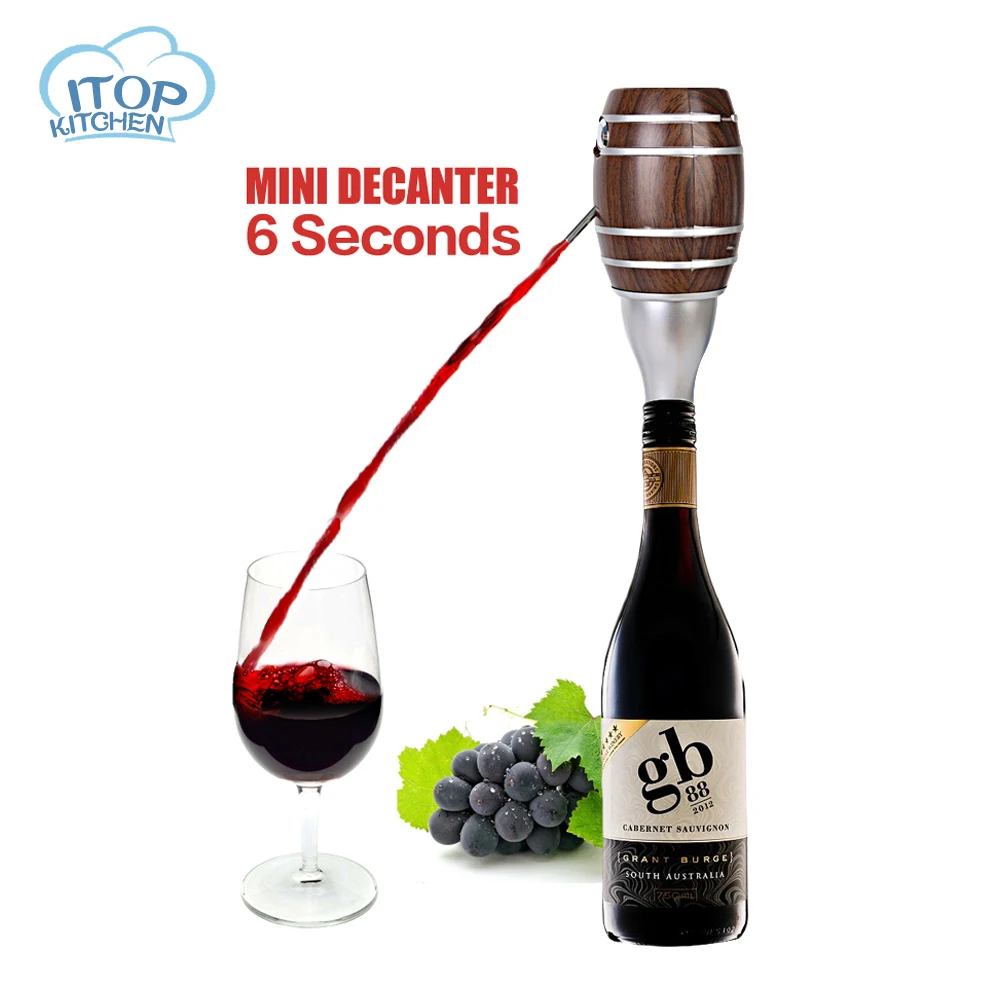 

ITOP Electric Decanter Pump Wine Pourer Red Wine Decanter Home brew Pump Style Cider Wine Aerator Plastic Materials