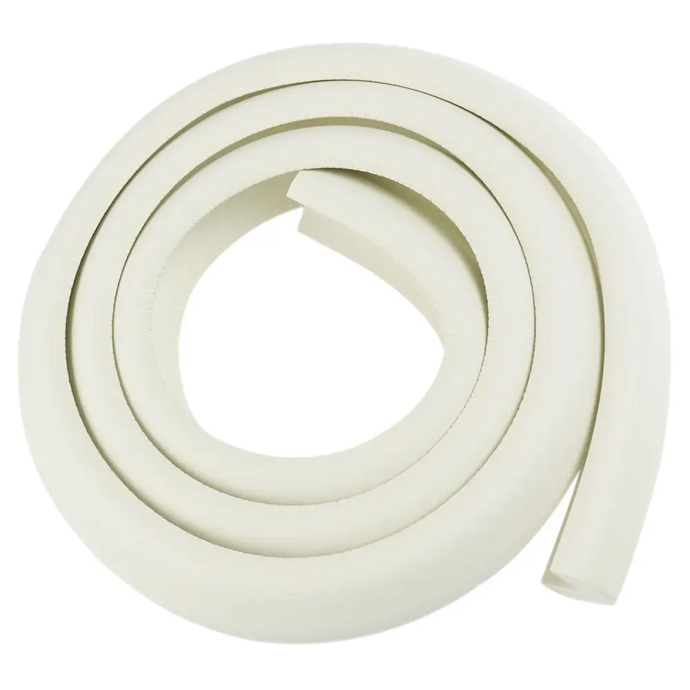 1pcs Baby strip table bumper guard soft bumper Non toxic 2M (white)in