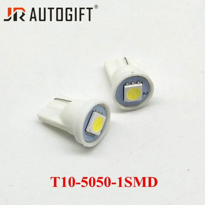 500 шт. супер яркий 12V 24V T10 5050 1SMD 1 светодиодный 194 168 W5W автомобильный горизонтальный