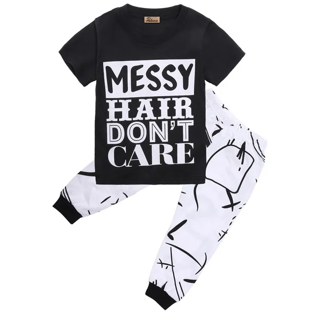 2pcs Toddler Infant Baby Clothing Sets Boy short Sleeve T shirt Pant