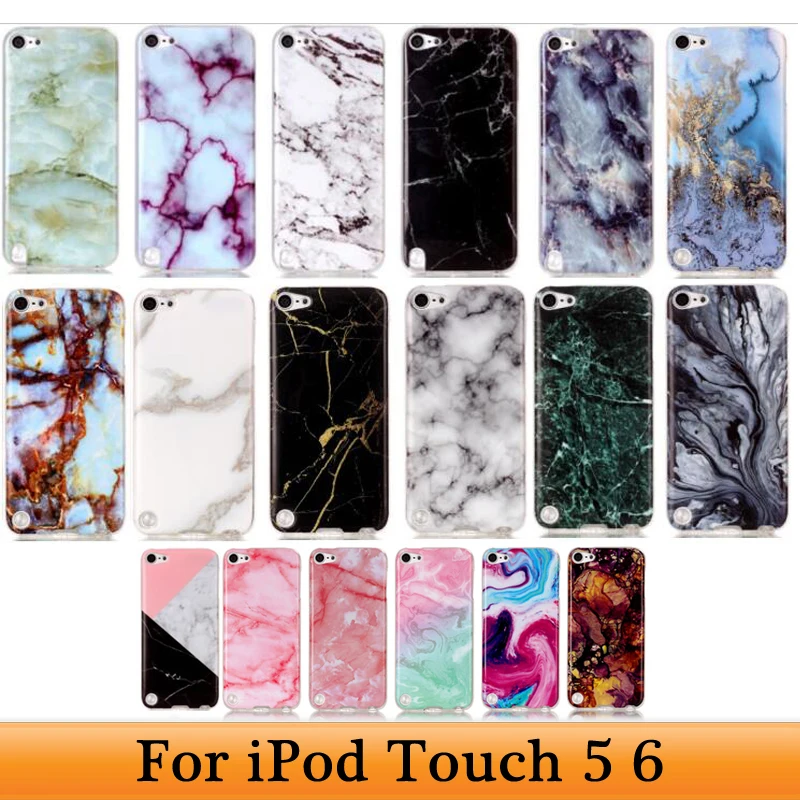 

Soft Silicone Marble Painted Case For iPod Touch 5 Generation Cases Cover For Apple iPod Touch 5 6 6th Generation Touch5 Touch6