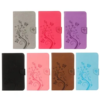 

Cute Fashion Butterfly Flower Stand PU Leather Wallet Case Cover For Samsung Galaxy Tab A 8.0 inch 2017 T380 T385 Tablet Cover