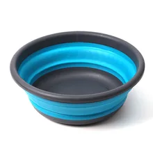 Складной умывальник диаметр: 37,5 см складной Портативный бассейна горшок для кемпинга Рыбная ловля автомобиля раковина для мытья z11