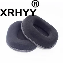 Xrhyy черный бархат замена подушка для наушников для Audio-Technica M30 M35 M40 M50 M50s/SONY MDR-7506 MDR-V6 MDR-CD900ST наушников