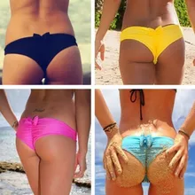 Сексуальное бикини дно для женщин Бразильский Купальники для малышек Лето нижнее бельё девочек купальные трусики купальный женский купальник Танкини Mujer Banador Biquini