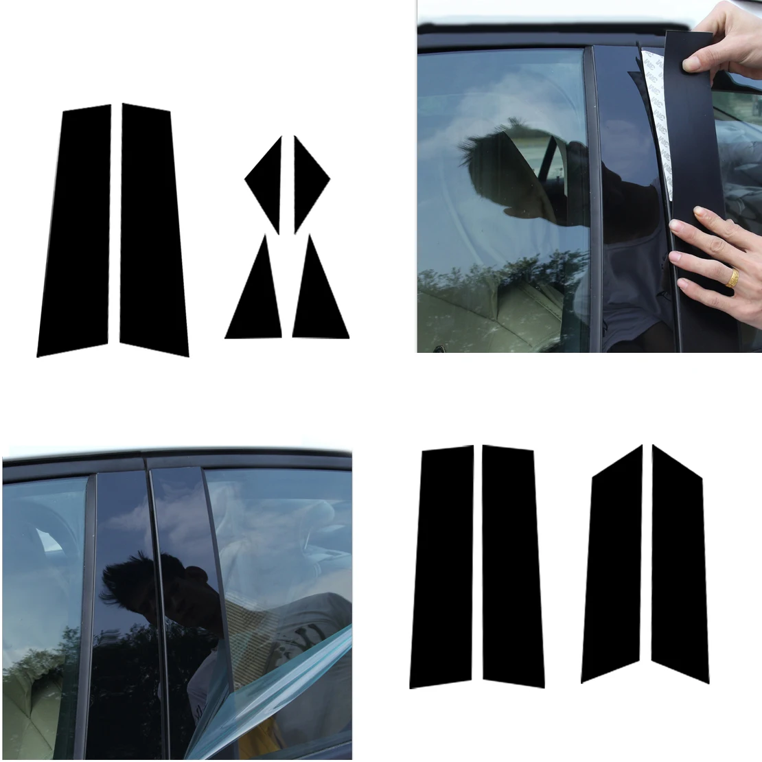707 Motoring Fits 2007-2012 Mazda CX7 Piano Glossy Black Pillar Posts Trim 8PCS 707 Motoring Fits 2007-2012 Mazda CX7 Piano Glossy Black Pillar Posts Trim 8PCS