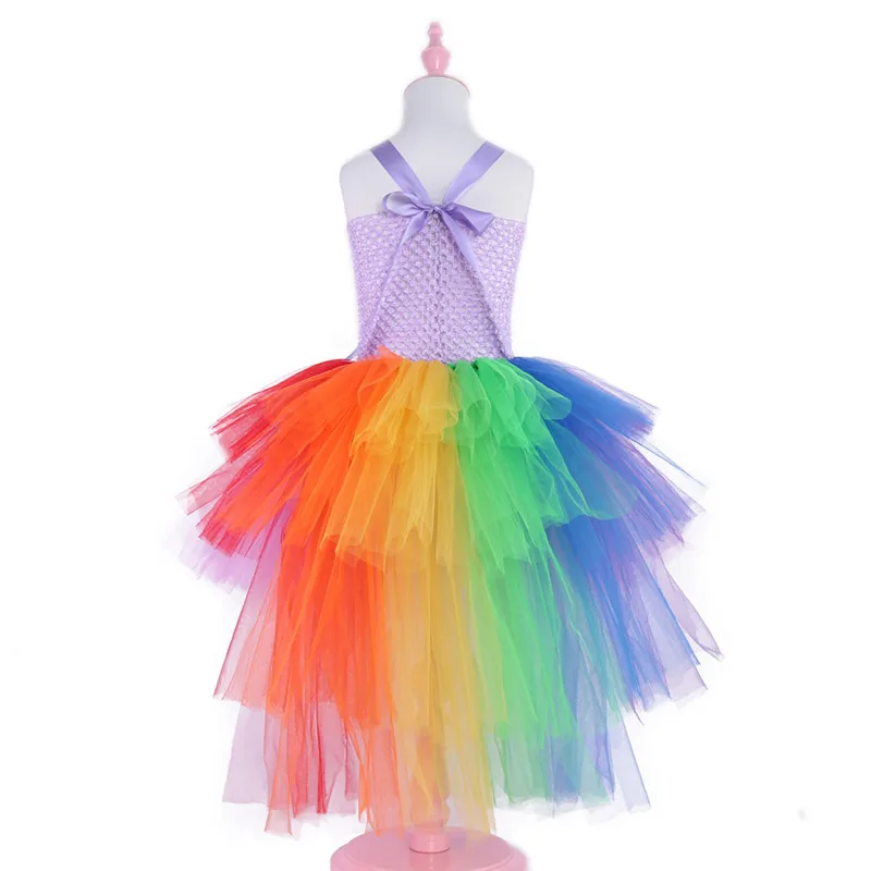 Светильник светодиодный, детское платье для девочек, карнавальный костюм для выпускного вечера, детские кружевные платья принцессы, обруч для волос, вечерние От 2 до 7 лет-пачки на Хэллоуин
