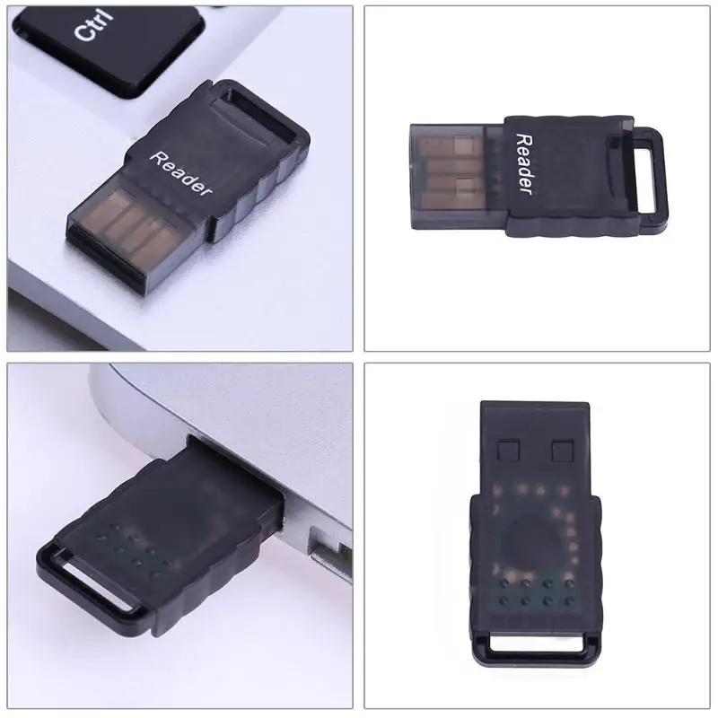 Мини Портативный Micro SD к USB 2,0 TF карта памяти адаптер ридер совместим с Micro SD micro SDHC/micro SDXC/T-флэш-карты