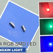 3000 шт. XIASONGXIN светильник 3216 3010 3016 1206 прямоугольный вид сбоку RGB 1204 RGB Прозрачный Ультра яркий SMD светодиодный индикатор