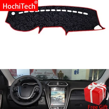 

Rose Pattern Non-slip Dashmat Dash Mat Dashboard Cover Pad Cover Carpet Car Sticker for besturn x80 2013 2014-2018 Car Styling