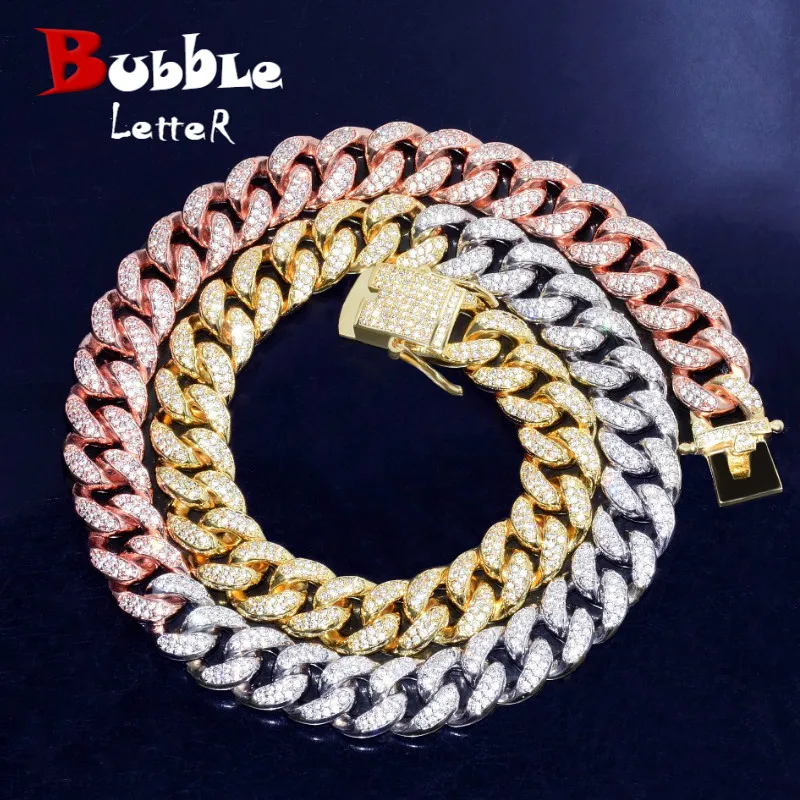 Miami Cuban Link Chain Men Necklace 