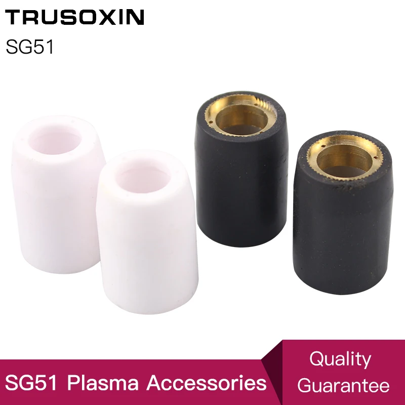 10pcs SG51 Plasma Cutting Consumables Bakelite Shield Cup for 60a Inverter DC Air Plasma Cutter SG51 Cutting Torch/Gun