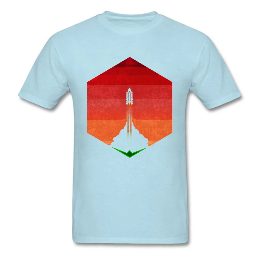 Into The Mars Exosphere Comics Summer Autumn 100% Cotton Fabric Round Neck Men Tees T Shirts Discount Short Sleeve T Shirt Into The Mars Exosphere light