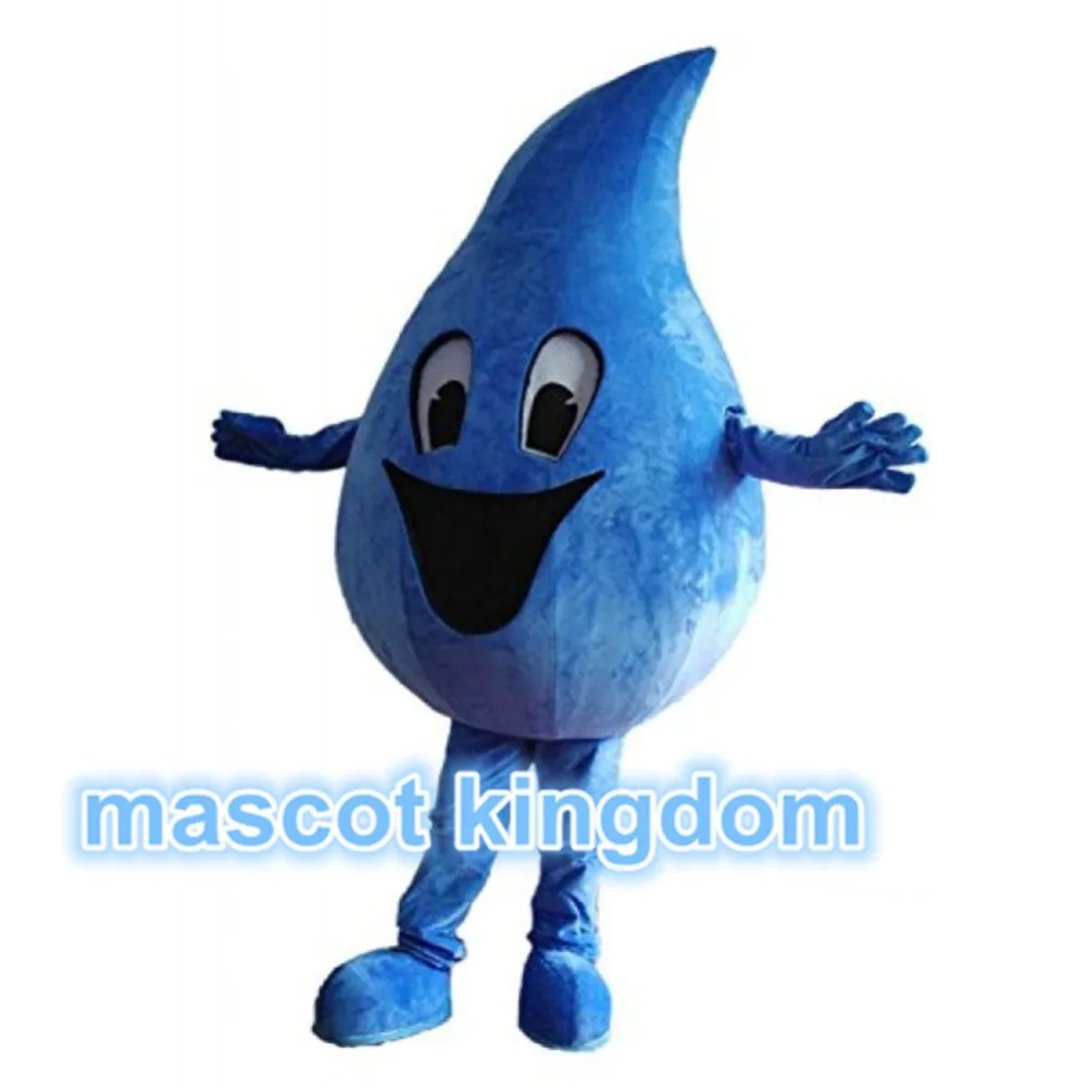 Blue Water drop mascot costumes Fancy dress Cartoon Costumes Adult size
