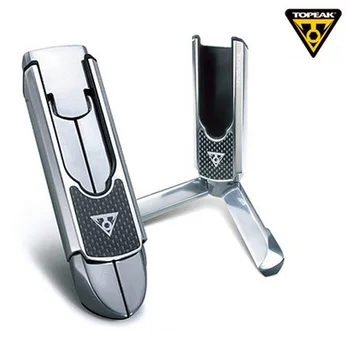 

TOPEAK TW011 FlashStand Slim Bicycle Kickstand Crank Stay Bracket Parking Rack Aluminum Road Bike Stand for Repair and Display