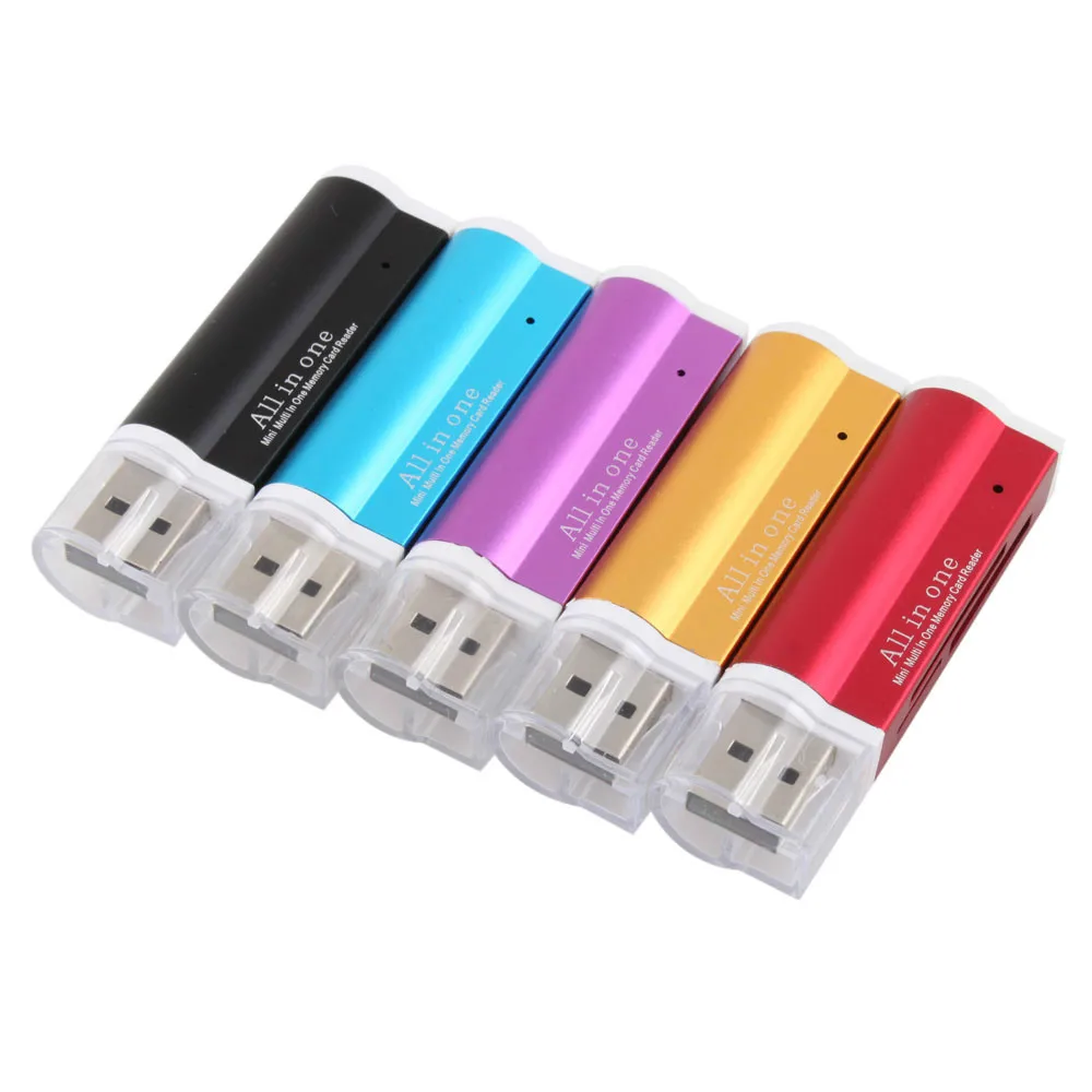 

1PCS All in one USB 2.0 Multi Memory Card Reader for Micro SD/TF M2 MMC MS Duo #22995