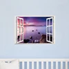 Fake window 3D beautiful landscape wall stickers for home decoration living room bedroom decals mural poster sticker on the wall ► Photo 3/6