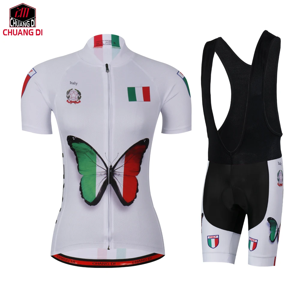 علم إيطاليا الوطني الدراجات جيرسي النساء دراجة Roupa Ciclismo الملابس الدراجة MTB مايوه روبا Ciclismo موهير