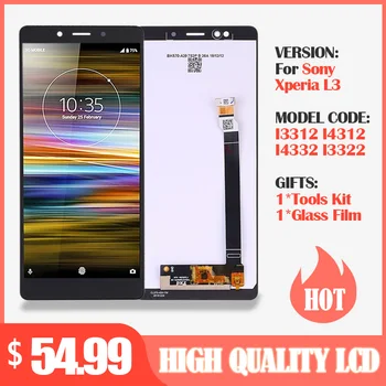 

5.7'' For Sony Xperia L3 LCD Display +Touch Screen Digitizer Assembly Replacement for Sony L3 I3312 I4312 I4332 I33 LCDs