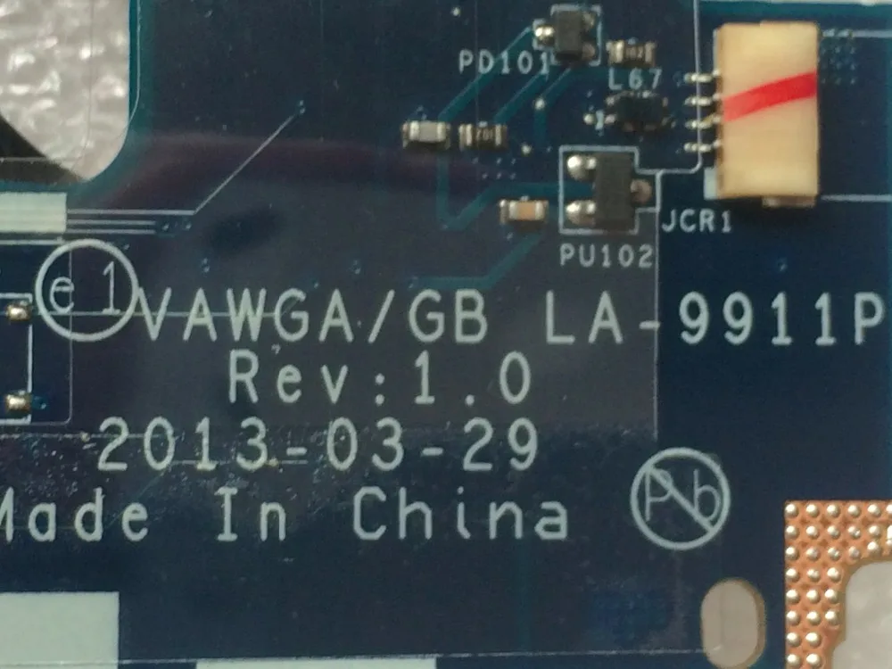 LA-9911P G505 pm motherboard 