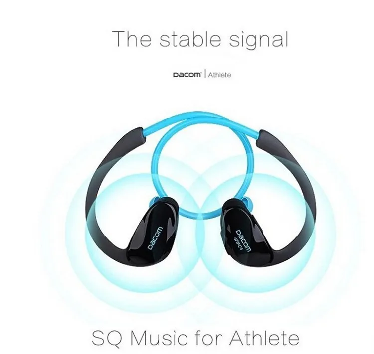 Dacom NFC Cordless Ear Hook Sport Bluetooth 4.1 earpiece Sweatproof Wireless Hifi Bass Headphones With Microphone (5)