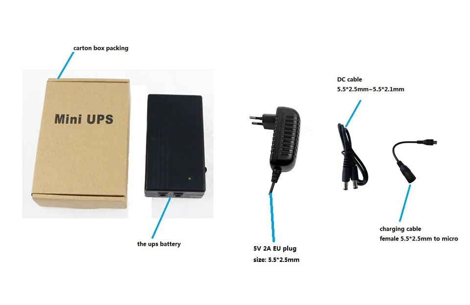 raspberry pi power supply with lithium ion battery powered online or standby mode