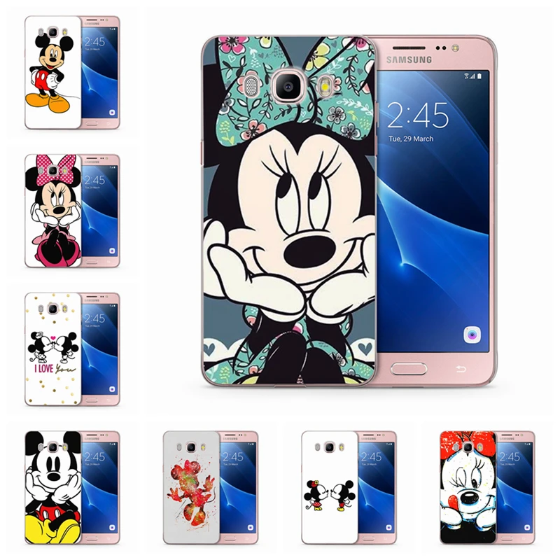 

Fashion For Samsung Galaxy A3 A5 2017 Case Mickey Minnie Mouse Coque TPU soft Mobile Phone Cases For Samsung S8plus Note 8 B074