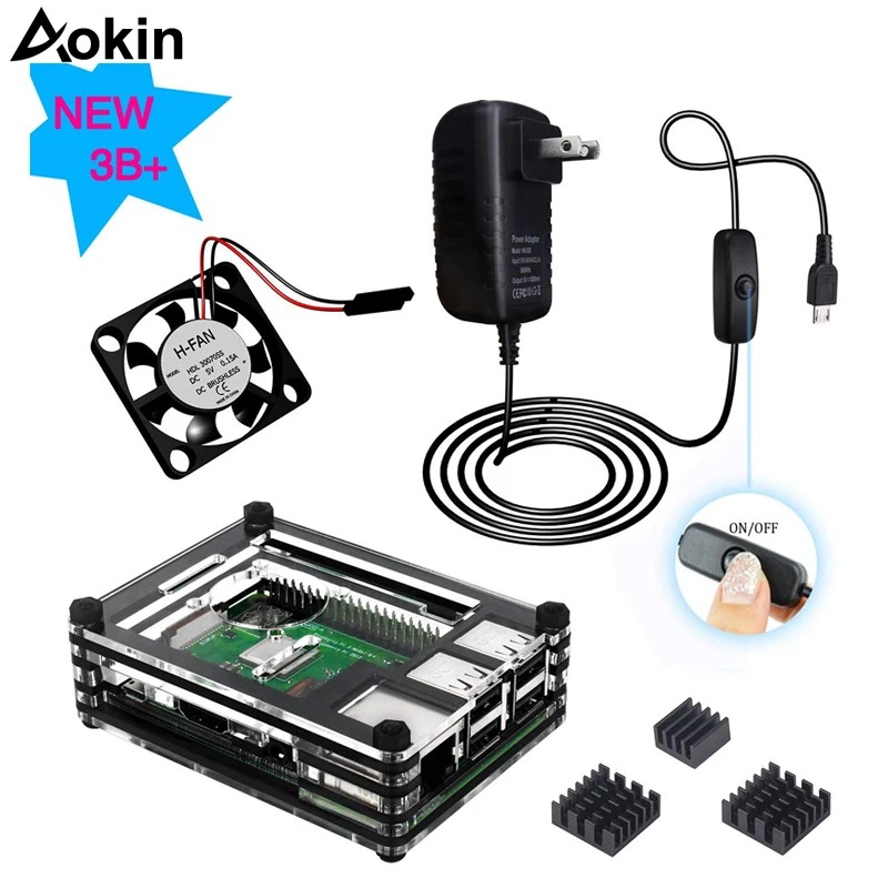 

Original 2018 New Raspberry Pi 3 Model B+plus Board 1GB LPDDR2 BCM2837B0 Quad-Core Ras PI3 B,PI 3B with WiFi&Bluetooth
