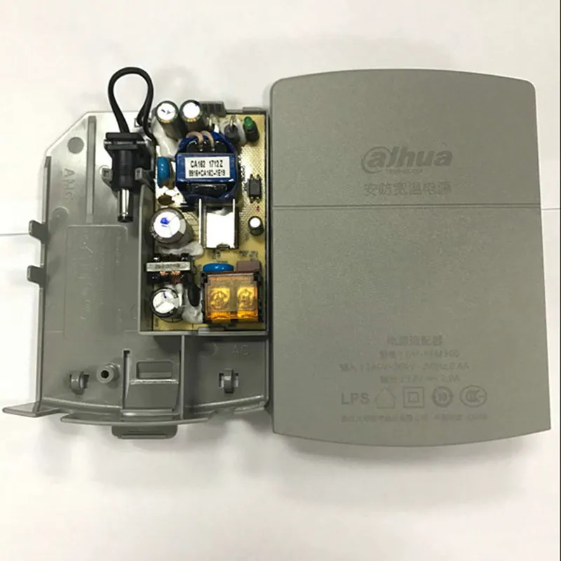  Original Dahua CCTV Adapter Waterproof Outdoor DH-PFM300 Power Supply Output 12V 2A Input 180~260V  - 32830082229