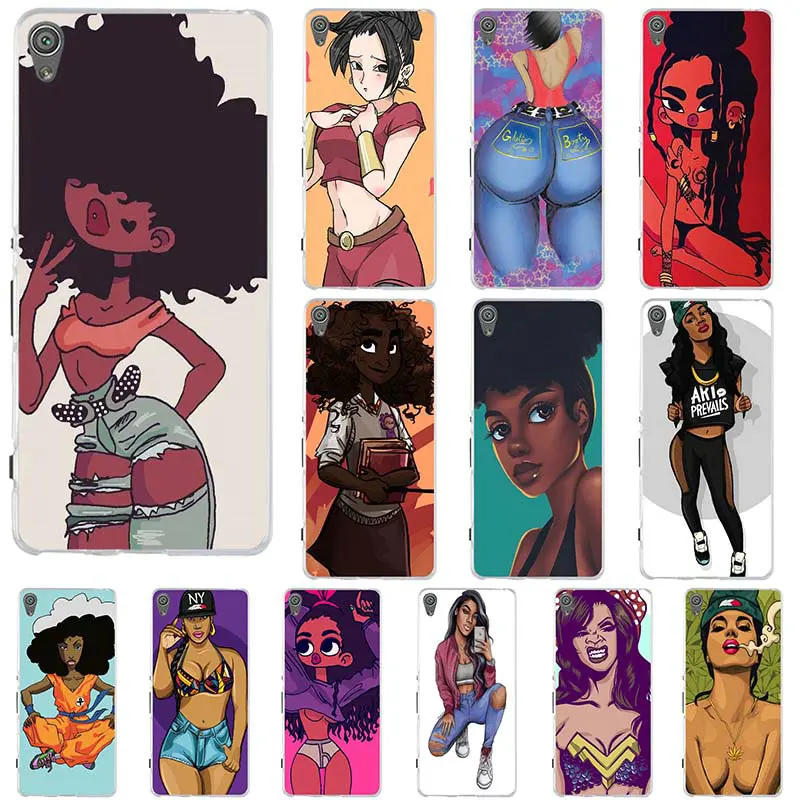 Mobile Phone Cases Bag Soft TPU Silicone Cover for Sony Xperia Z Z1 Z2 Z3 Z5 M2 M4 XA E5 T3 Compact Sexy Gangster Girl Design |