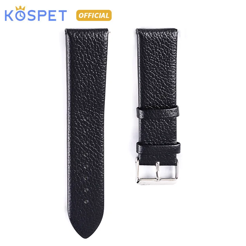 

KOSPET Genuine Leather Watach Strap 24mm smartwatch band For KOSPET HOPE LITE/BRAVE/OPTIMUS PRO/OPTIMUS smart watch Phone