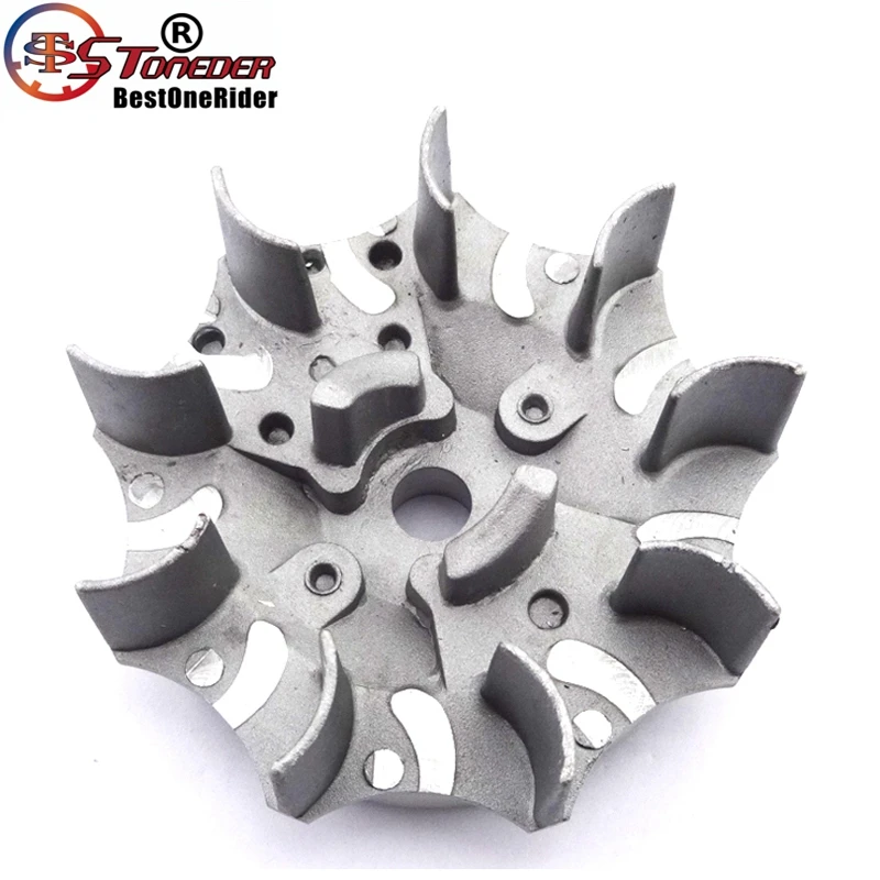 STONEDER Minimoto Recoil Pull Starter Light Weight Flywheel For 47cc 49cc Engine Pocket Bike Mini Moto Kids Dirt Quad ATV