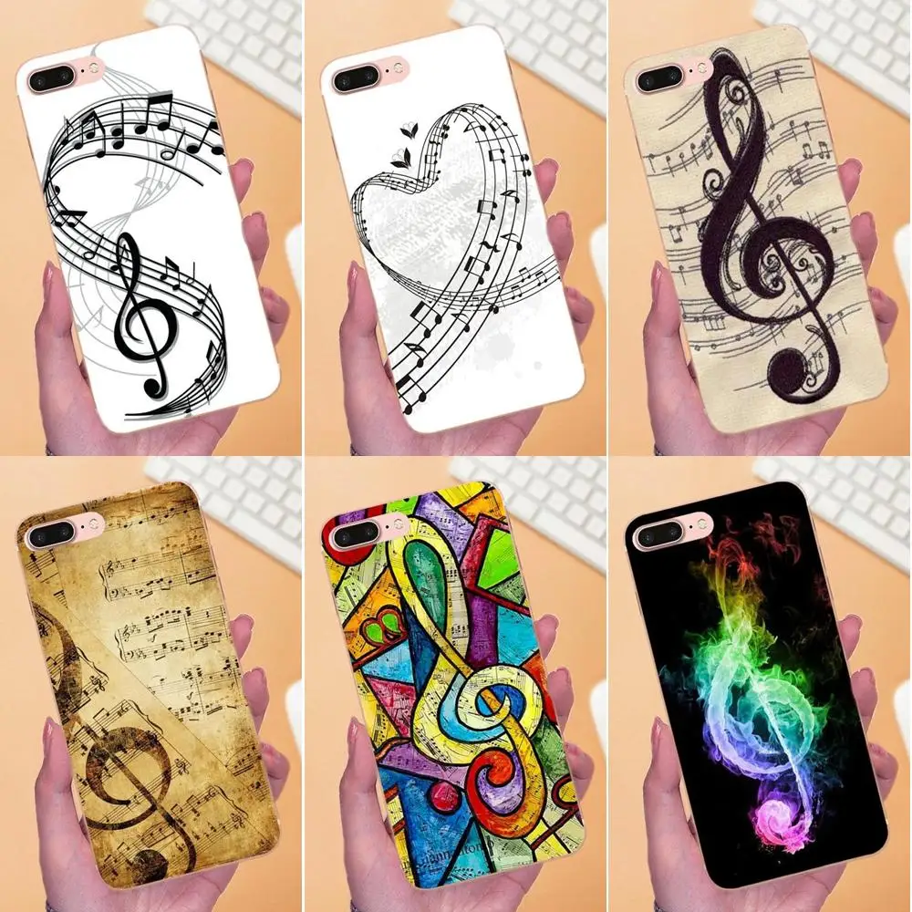 

For Huawei Mate 7 8 9 10 20 P8 P9 P10 P20 P30 Lite Plus Pro 2017 Cell Case Old Musical Note Music