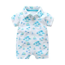 Summer Bebes Short Sleeved Jumpsuit For Newborn Romper Character Baby Boy Clothes and Baby Girl Clothes 0-24 Baby Rompers Summer