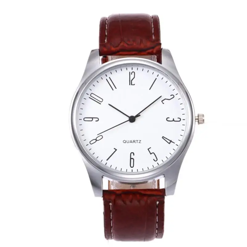 Classic leather watches for men in 2018 Simple Business Fashion Leather