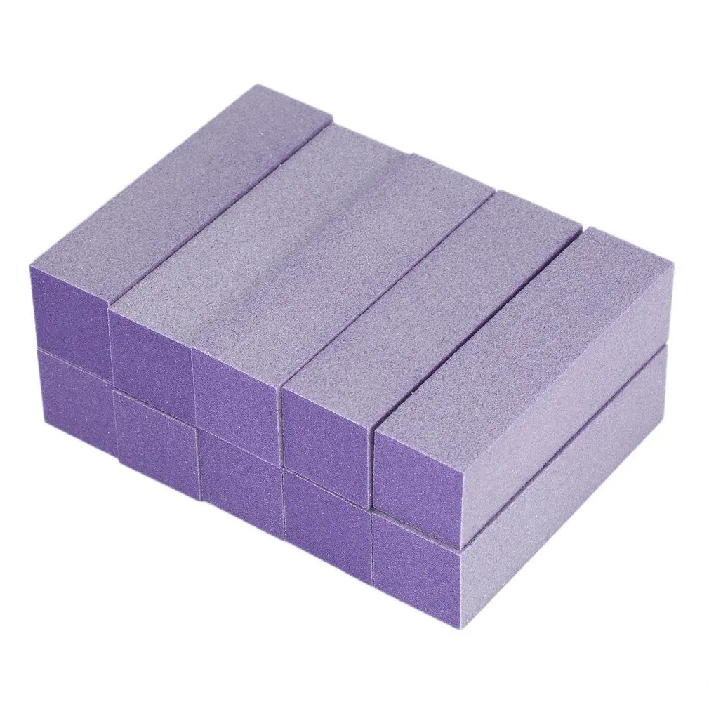 

10pcs Acrylic Nail Art Buffer Sanding Blocks Nail Tools Practical Nail File Buffer Sanding Blocks for Nail Polish Makeup