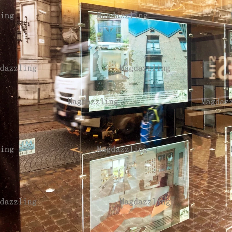 a4 led window display