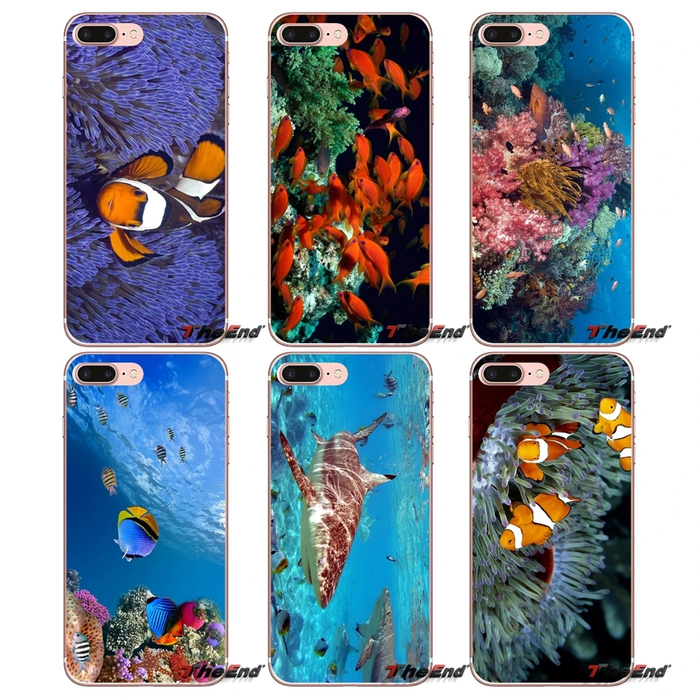 

For Xiaomi Mi6 Mi 6 A1 Max Mix 2 5X 6X Redmi Note 5 5A 4X 4A A4 4 3 Plus Pro Tropical Fish ocean Accessories Phone Cases Covers